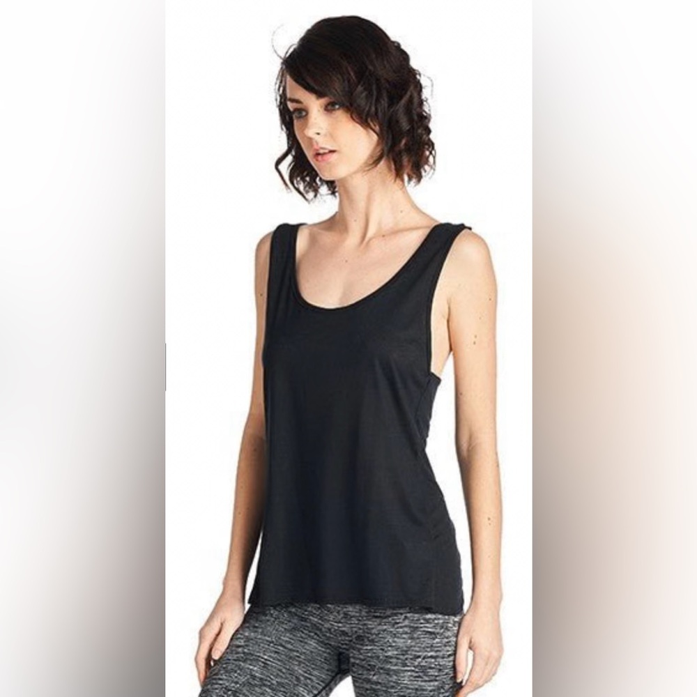 Karden Lane Boutique Charcoal Crossback Tank Top - Medium
